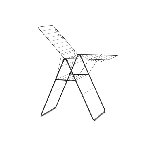 Brabantia HangOn Laundry Drying Rack – 20m Matt Black Stainless Steel