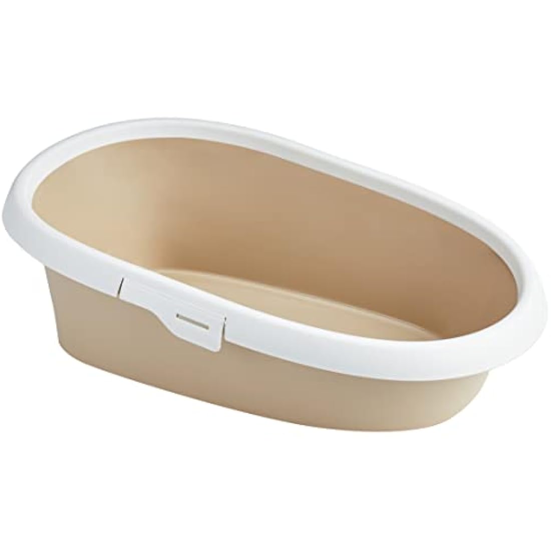 Trixie Paulo Cat Litter Tray with Rim - Durable Taupe/Cream - 58x39cm