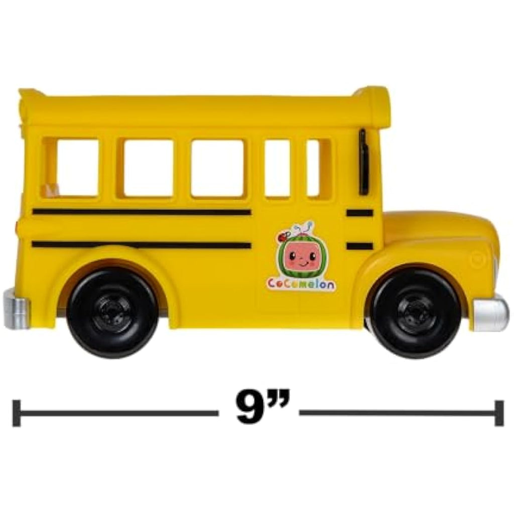 CoComelon Musical Yellow School Bus with JJ Figure - Toddler Toy