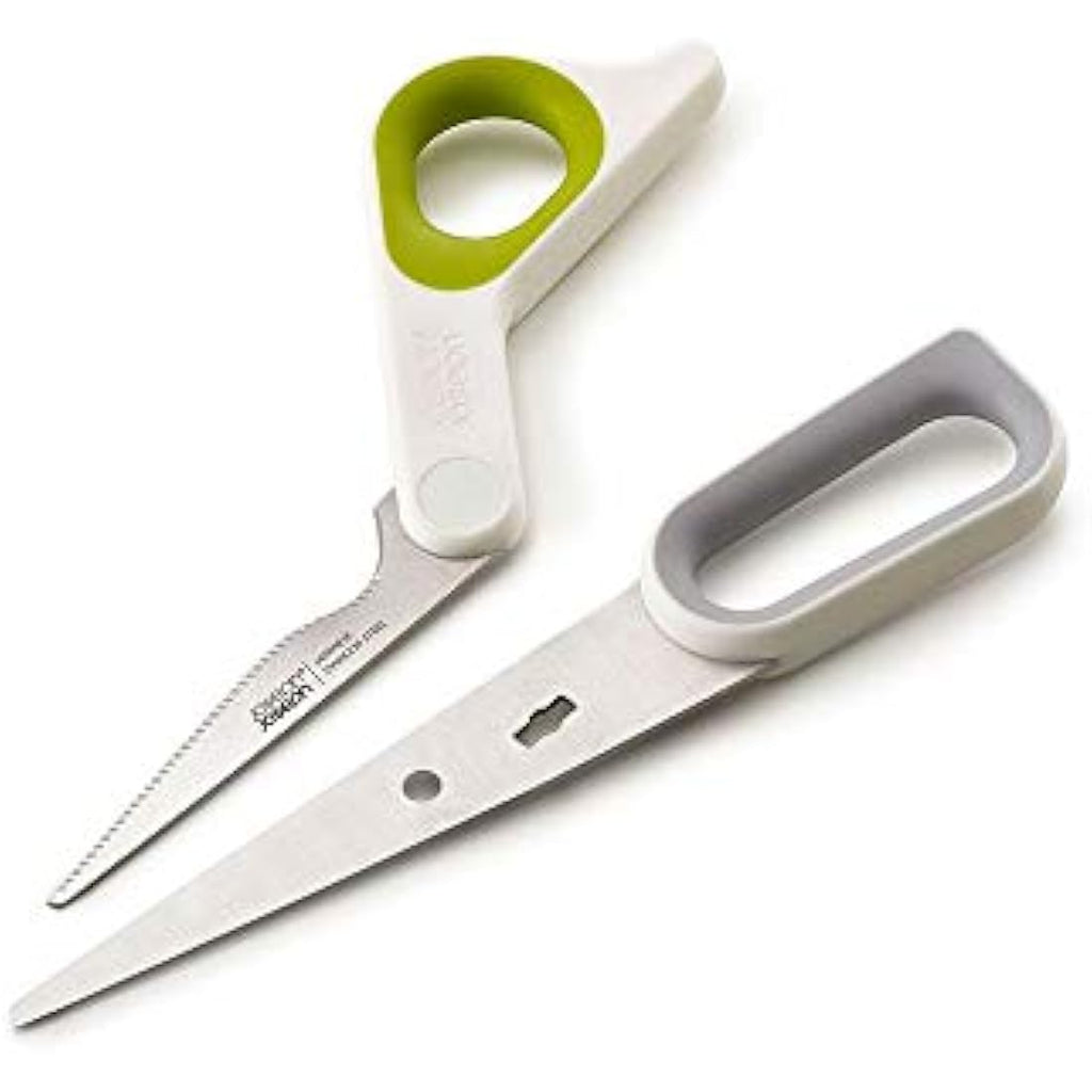Joseph Joseph PowerGrip Kitchen Scissors with Herb Stripper – Green