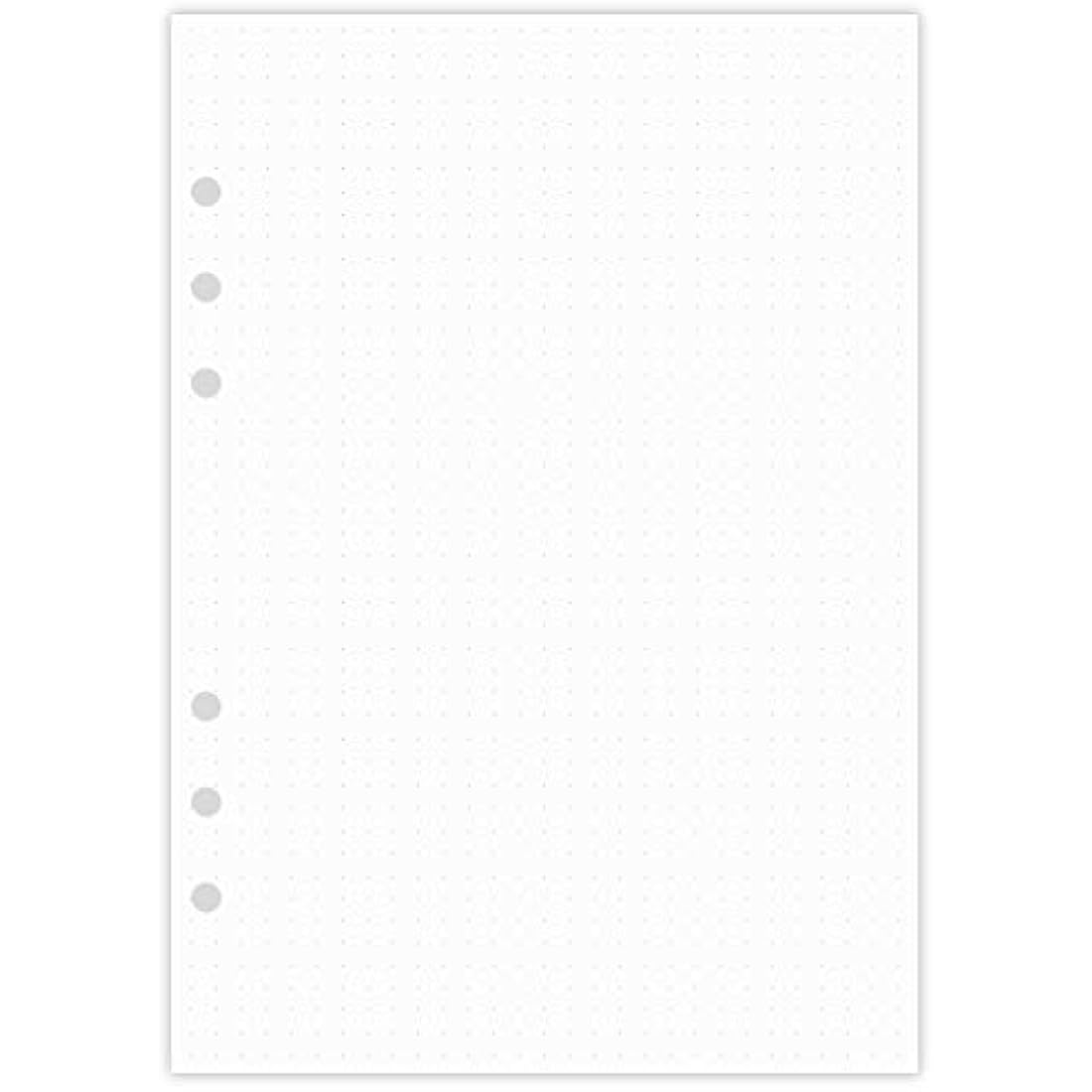 Jolof Store A5 Dot Grid Refill Paper | 100gsm 6-Hole Binder Inserts