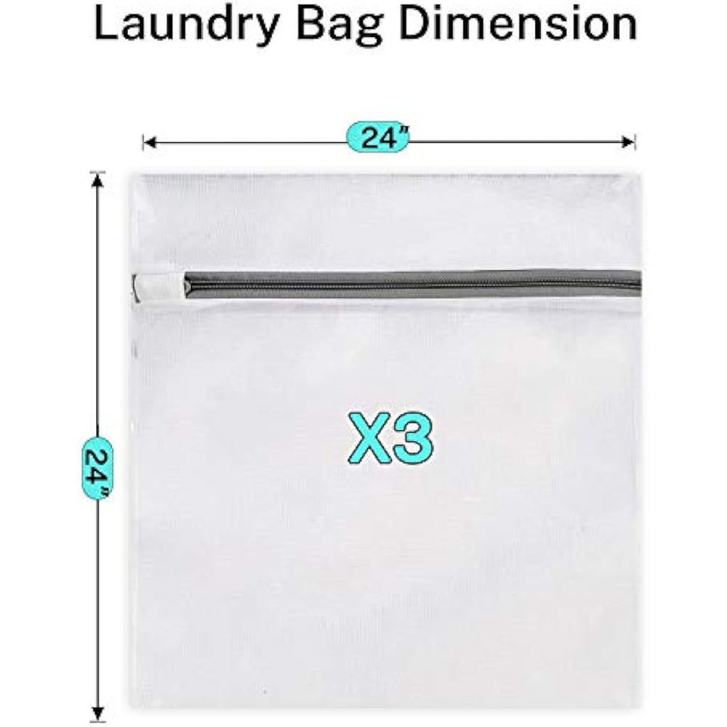 BAGAIL Mesh Laundry Bags | Durable Reusable Wash Bags for Delicates