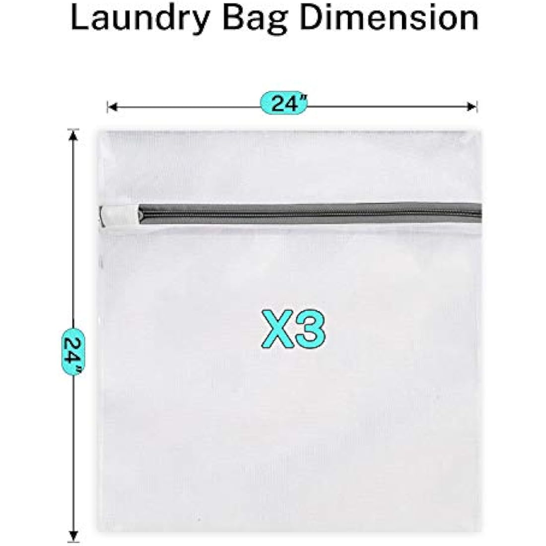 BAGAIL Mesh Laundry Bags | Durable Reusable Wash Bags for Delicates