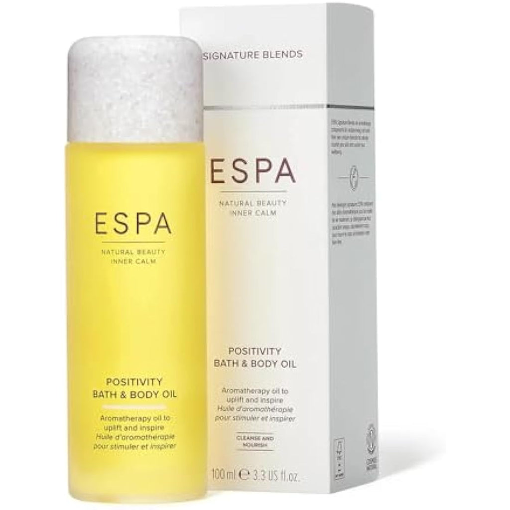 ESPA Positivity Bath & Body Oil | 100ml Jasmine & Rose Geranium
