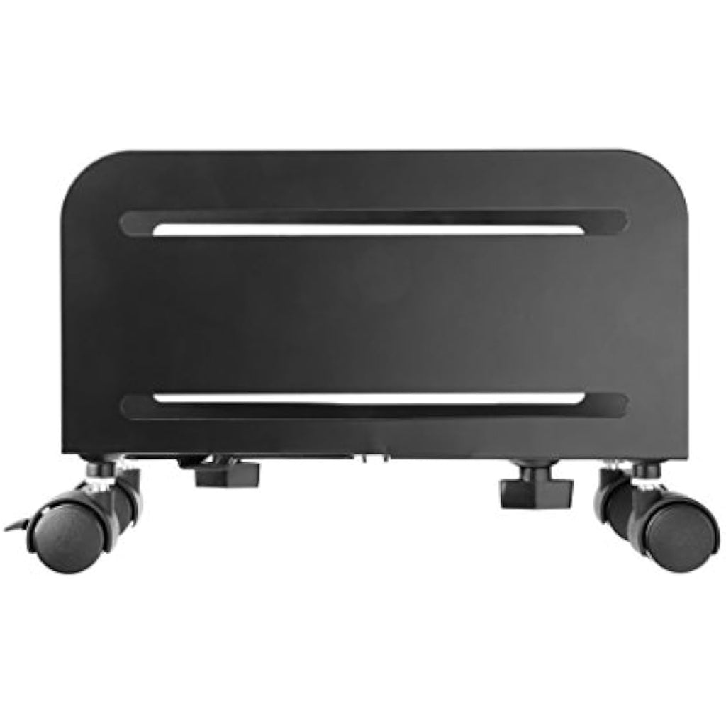 iMount Mobile CPU Holder – Adjustable PC Tower Stand with Wheels