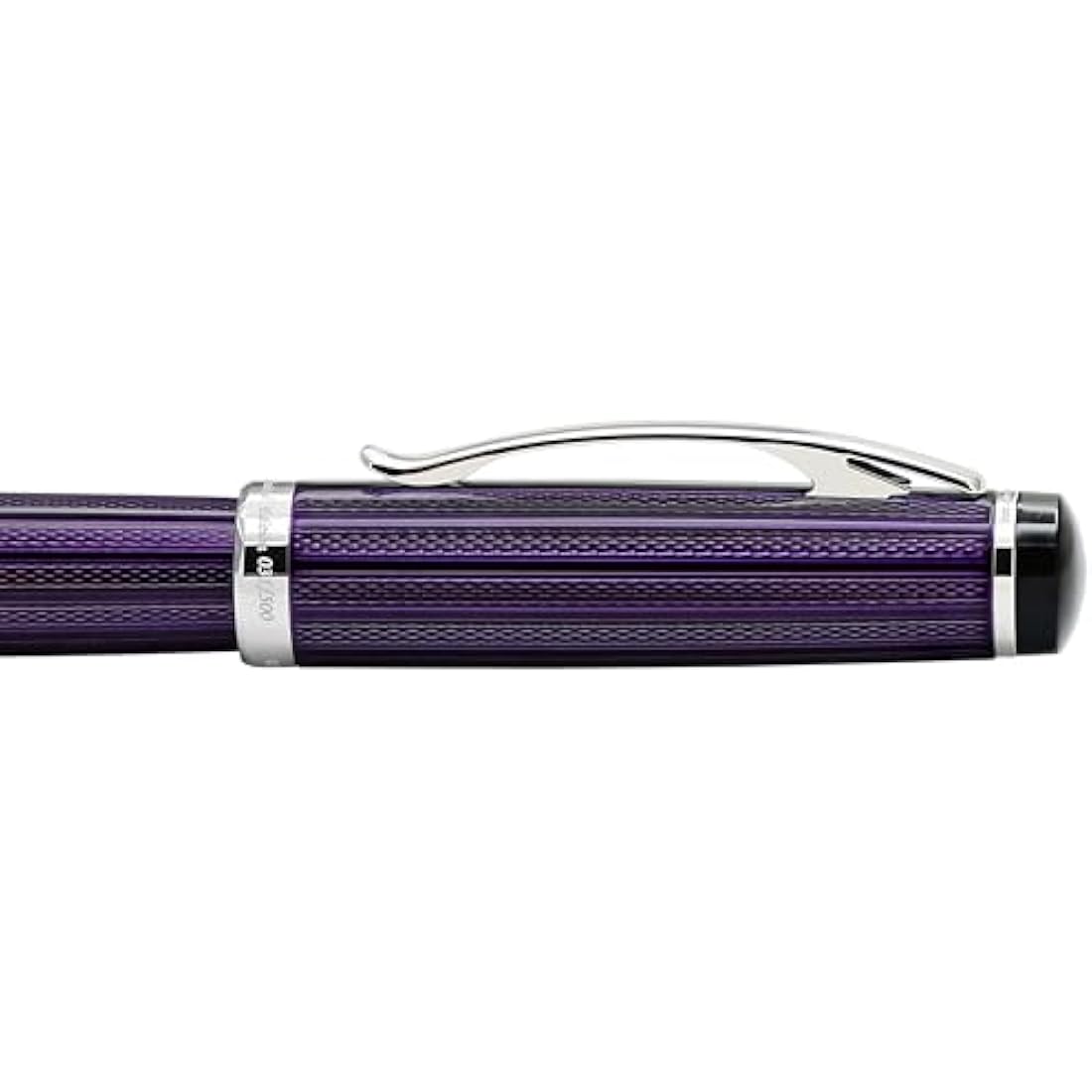 Xezo Incognito Purple Luxury Rollerball Pen | Platinum-Plated Brass
