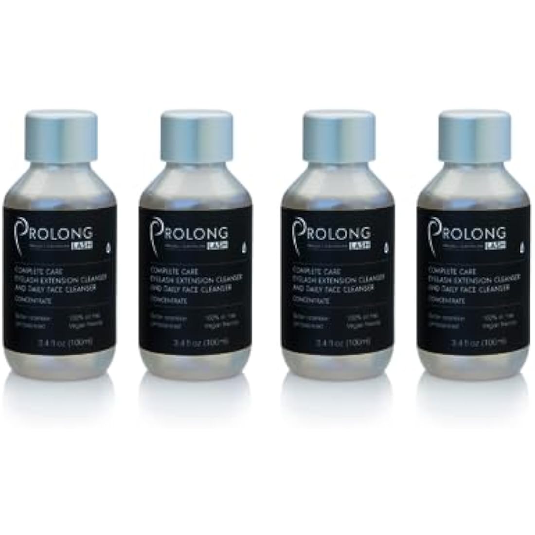 Prolong Lash Eyelash Extension Shampoo Concentrate - 100ml (4 Pack)
