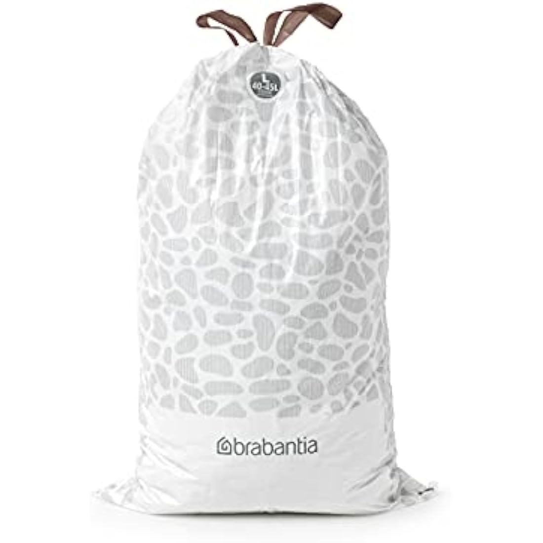Brabantia PerfectFit Bin Liners Size L | 40-45L Trash Bags (40 Count)