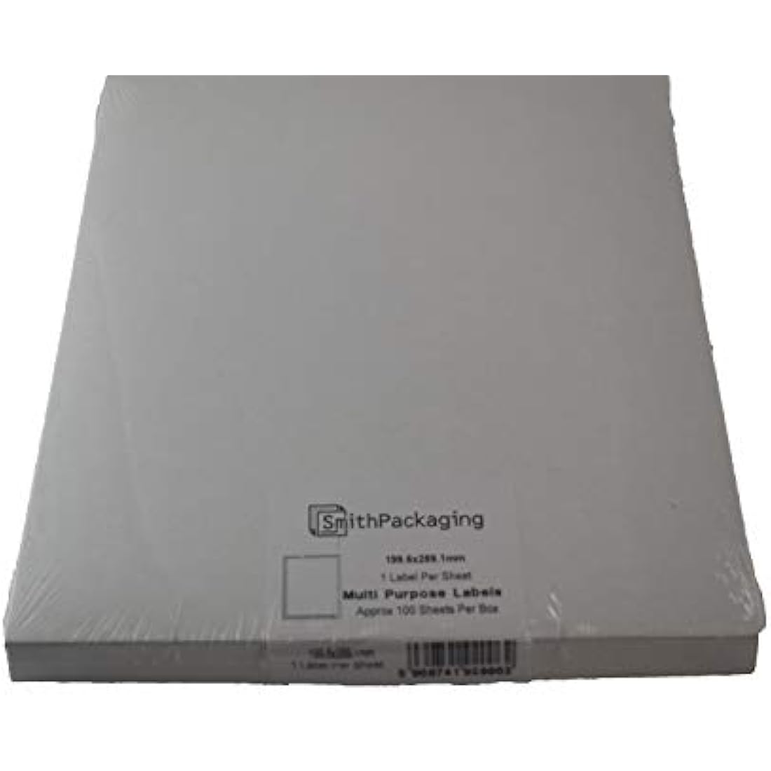 SmithPackaging A4 Self Adhesive Address Labels - 100 Sheets | Matt White