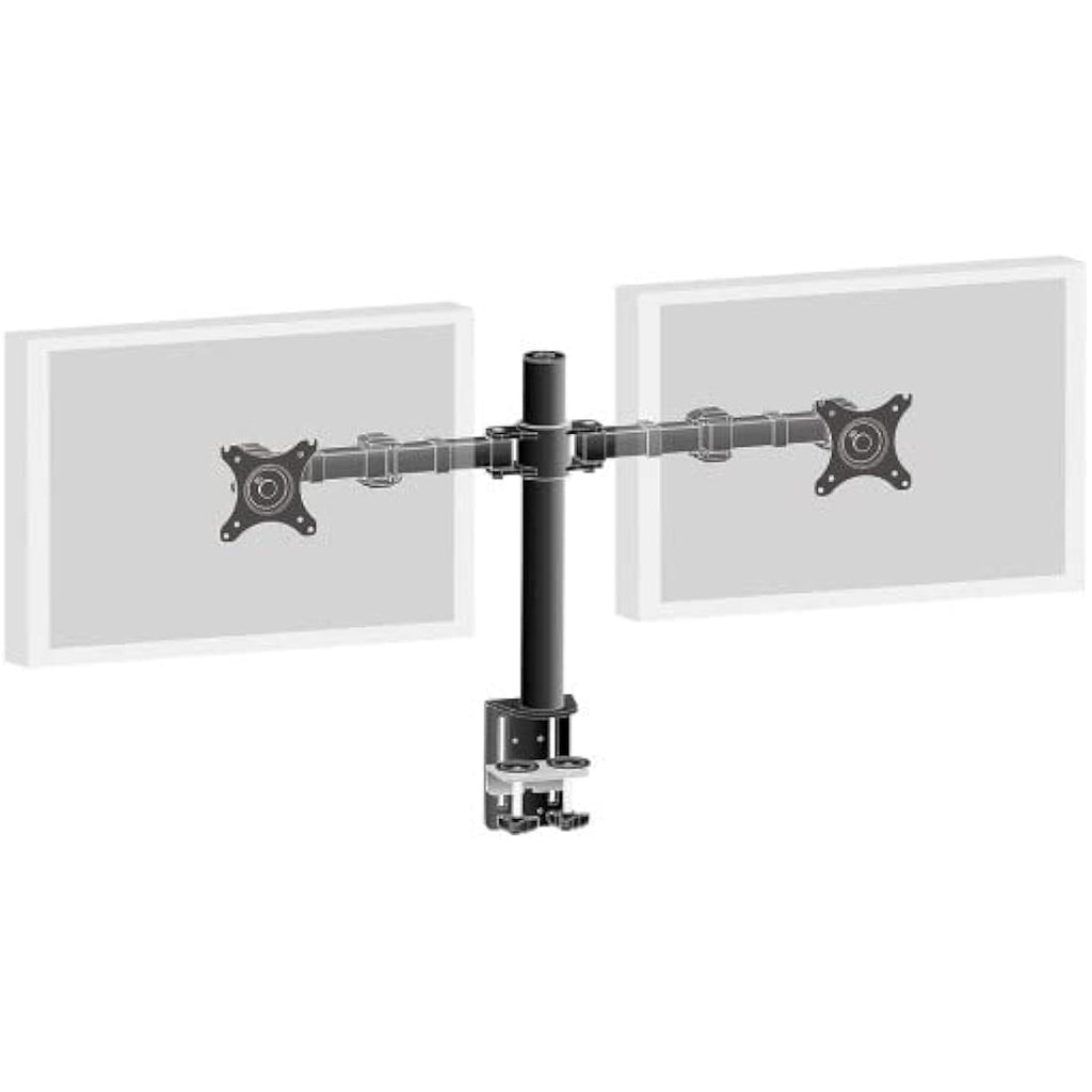 iiyama DS1002C-B1 Dual Monitor Desk Mount Arm – Fits up to 30" Screens