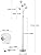 Depuley 5-Light Globe LED Floor Lamp – Silver Glass Tree Standing Light