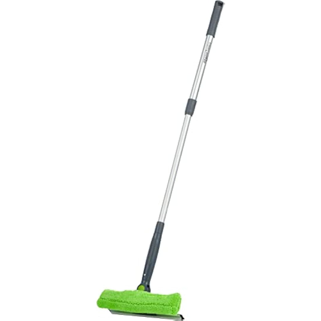 Window Squeegee – Extendable Pole & 180° Rotating Head