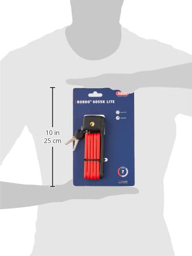 ABUS Bordo Lite Mini 6055/60 Folding Bike Lock – Lightweight Steel