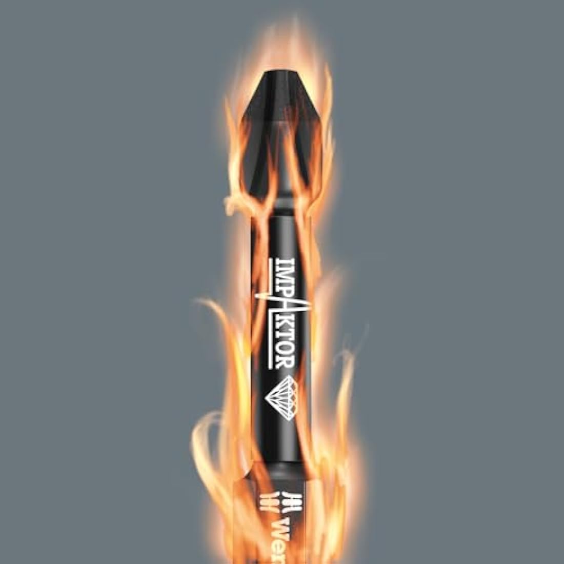 Wera Bit-Check 10 PZ Impaktor Set | Long Life Pozidriv Bit & Holder