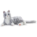 Joy For All Interactive Companion Cat – Realistic Silver & White Robotic Pet