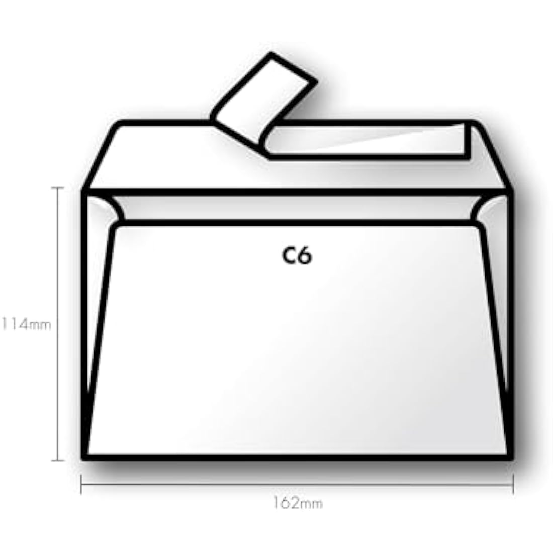 Clairefontaine Pollen Iridescent Envelopes | C6 White 120gsm | 20 Pack