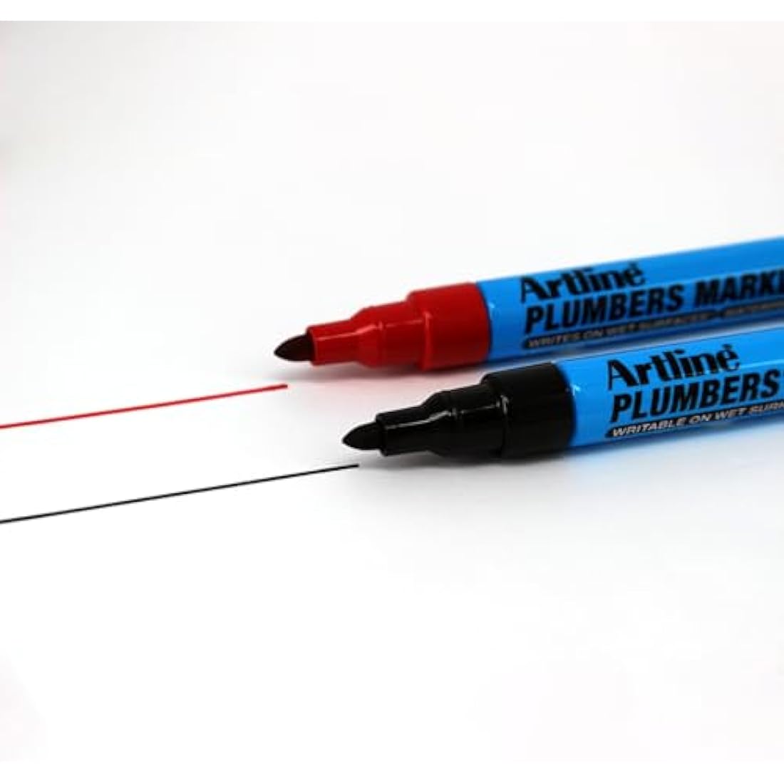 Artline Plumbers Permanent Markers | 1.5mm Bullet Tip | Black | Pack of 12