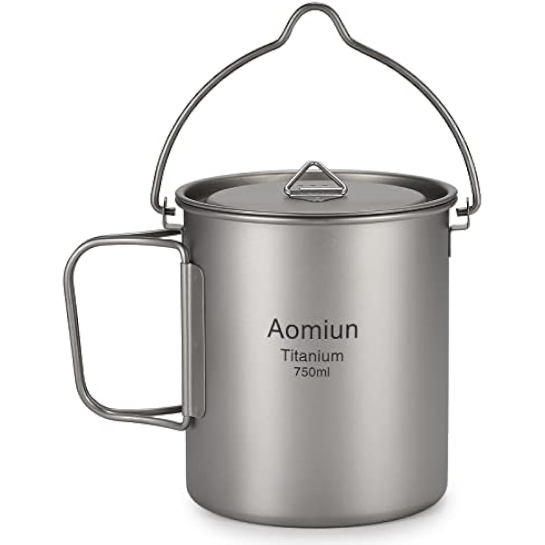 Jolof Store Ultralight 750ml Titanium Pot | Portable Camping Water Mug