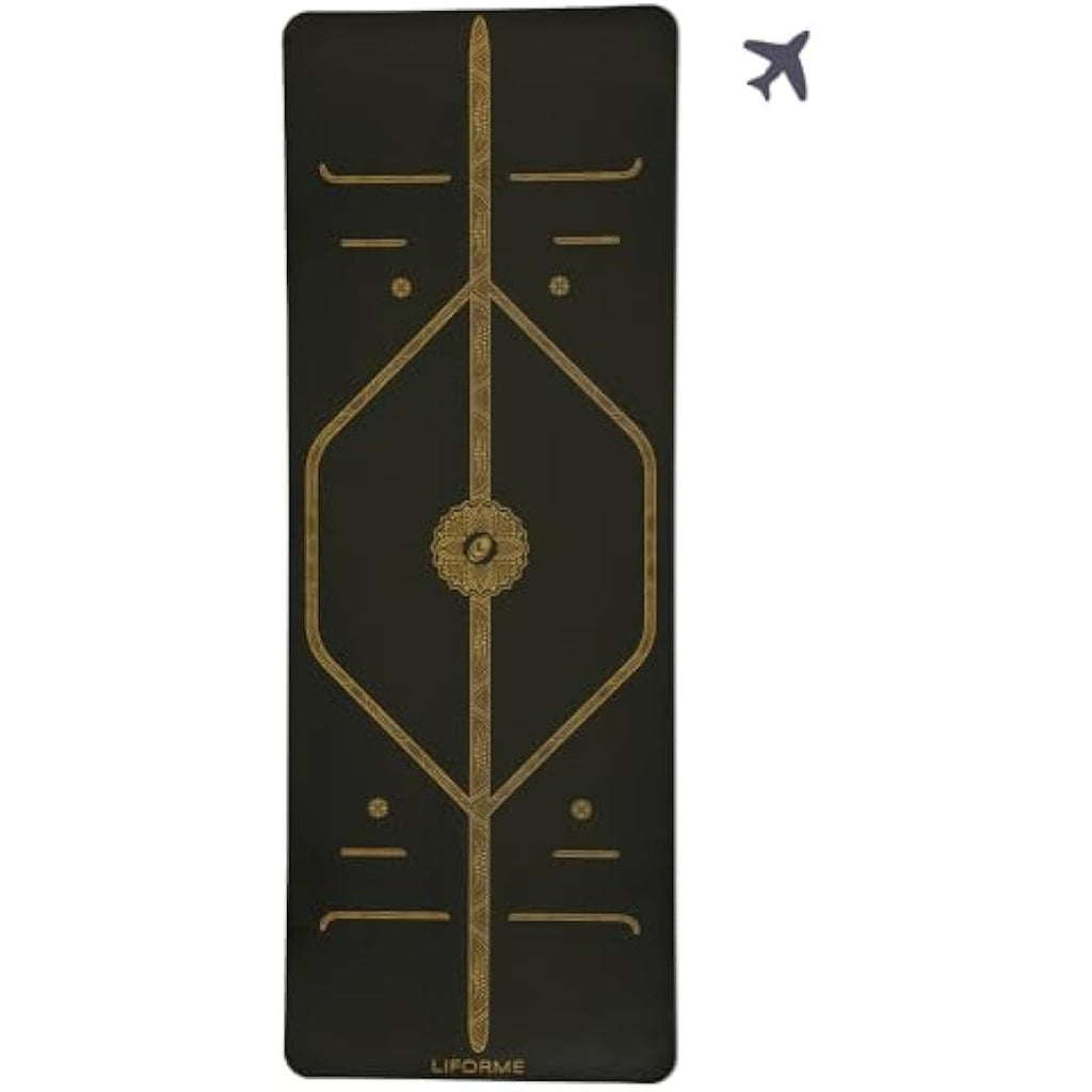 Liforme Travel Yoga Mat – Non-Slip Eco-Friendly Mat with Alignment