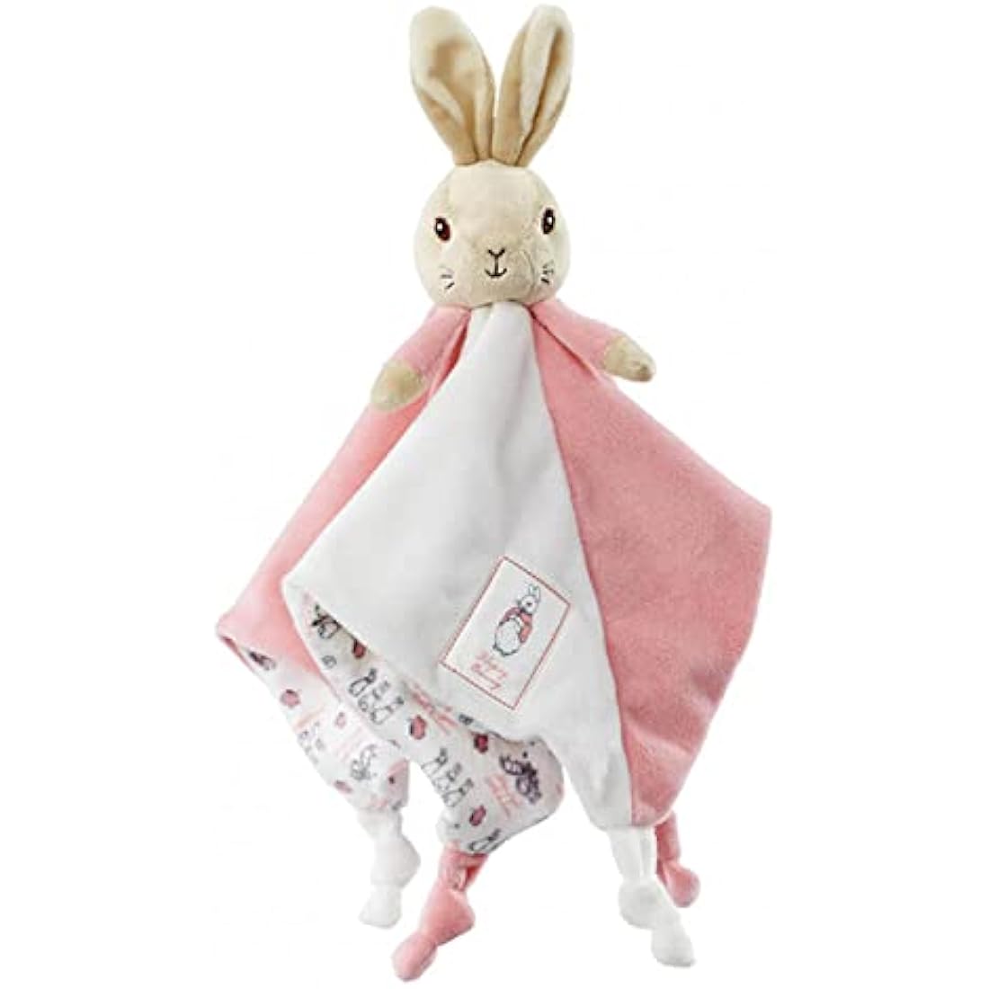 Beatrix Potter Flopsy Bunny Baby Comfort Blanket | Pink Soft Toy