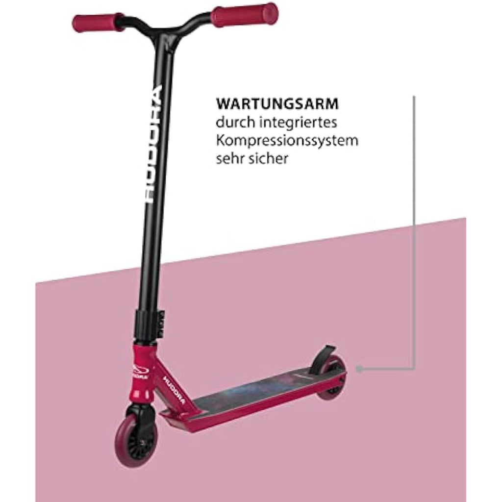 Hudora Stunt Scooter – Lightweight Freestyle Trick Scooter for Kids