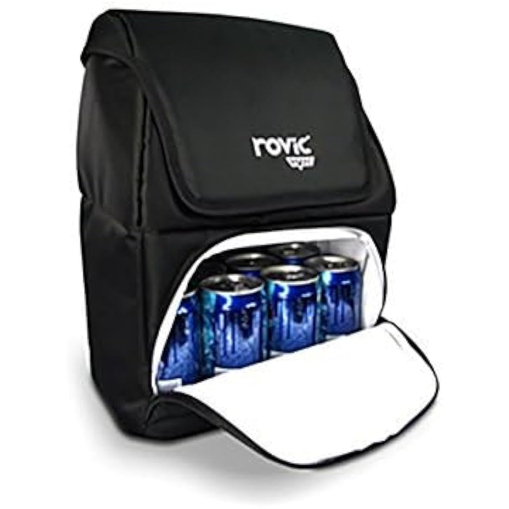Rovic RV1C Golf Trolley Cooler Bag – Insulated Drink Storage, Black