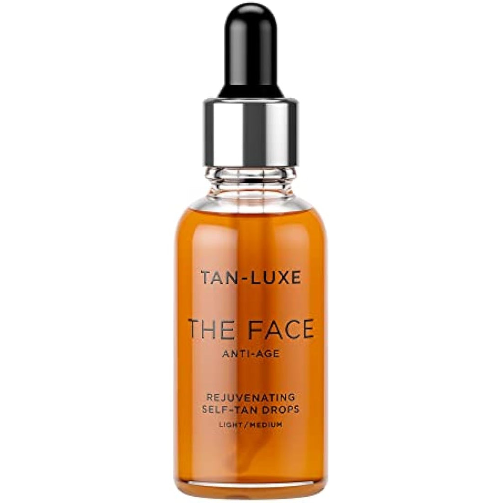 Tan-Luxe THE FACE Anti-Aging Self-Tan Drops | Light/Medium (30ml)