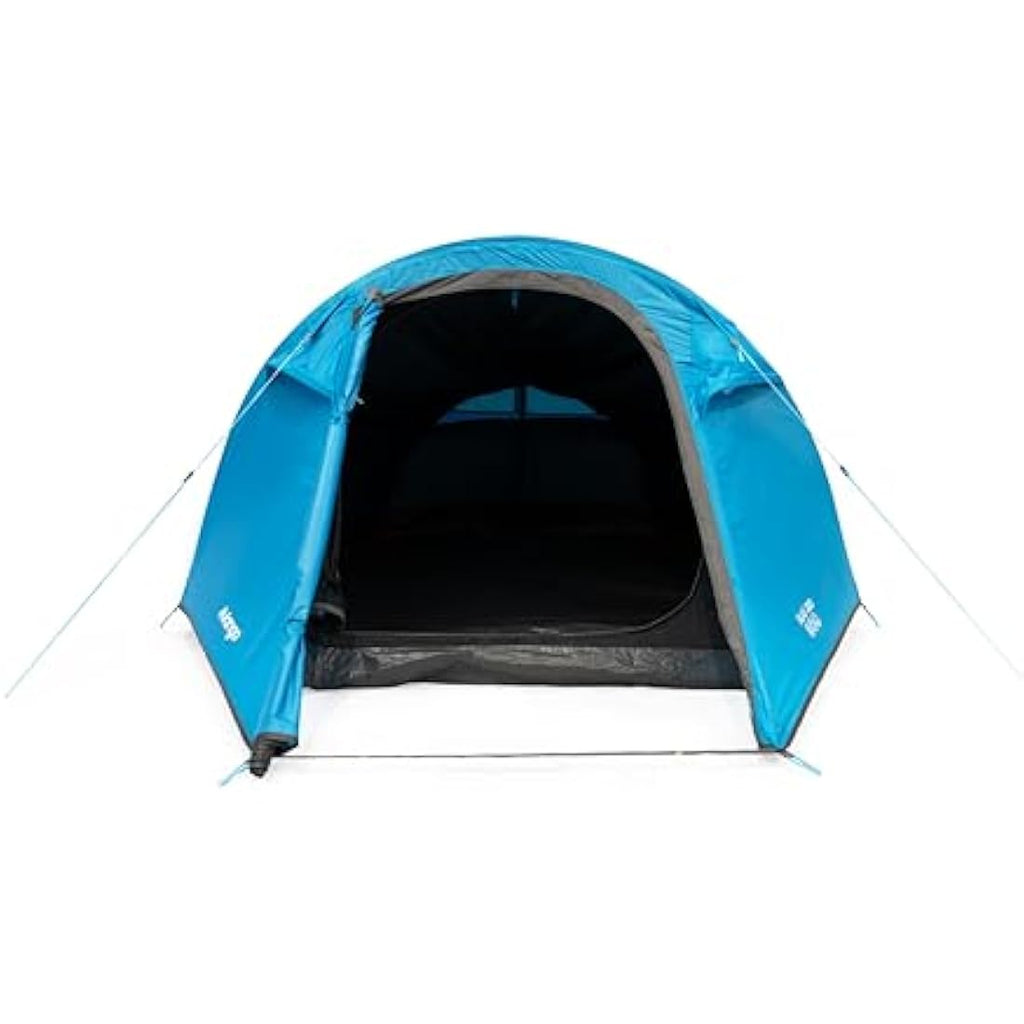Vango Talas 300 Tunnel Tent | 3 Person Waterproof Camping Tent - Blue