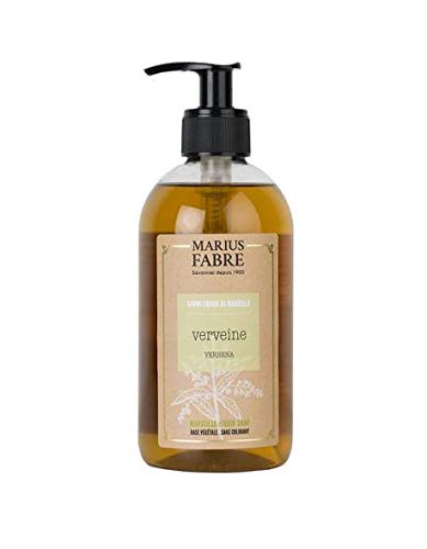 Marius Fabre Liquid Marseille Soap – Verbena Vegetable Oil, 400 ml