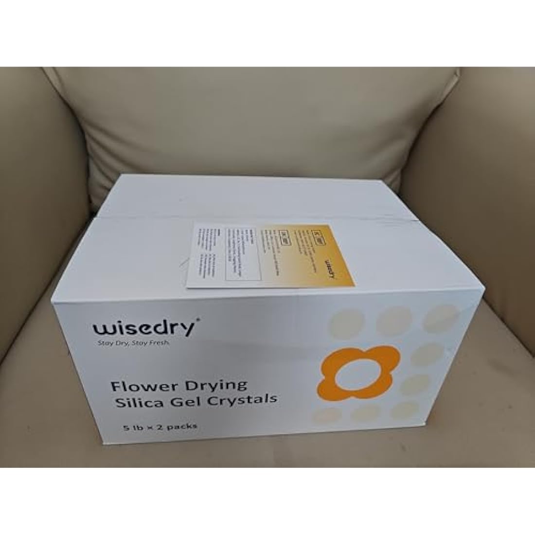 Wisedry 10 LBS Silica Gel Flower Drying Crystals - Color Indicating