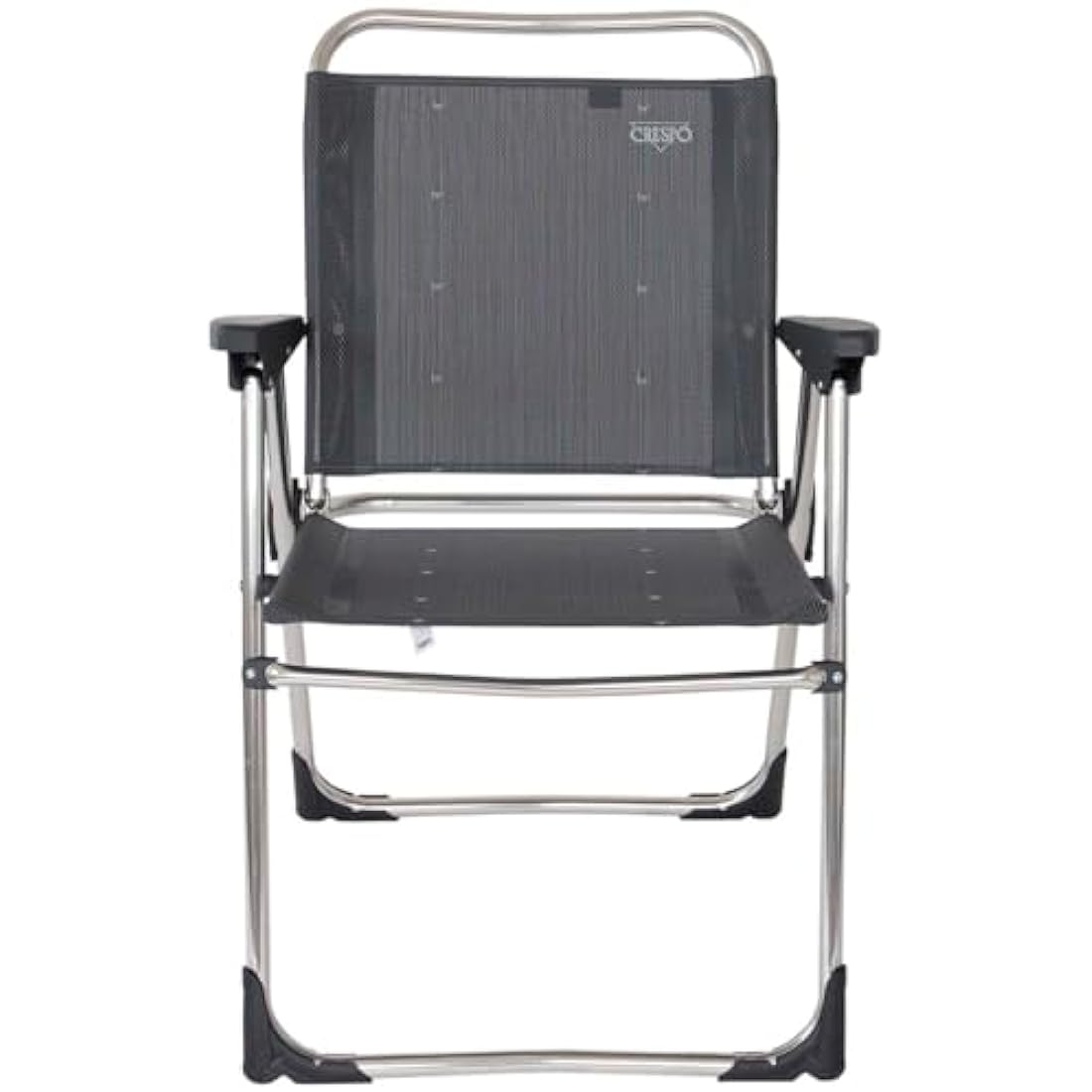 Crespo AL-219 Compact Camping Chair – Sturdy Collapsible - Dark Grey