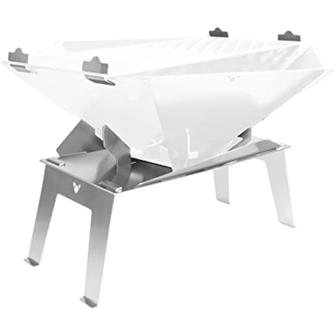 Jolof Store Hexagon Stainless Steel Heat Protection Stand for Camping