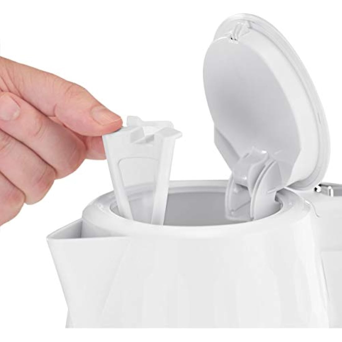 Russell Hobbs Honeycomb Electric Kettle – 1.7L Fast Boil 3KW, White