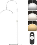 Jolof Store Half Moon Lash Light - 360° Rotating LED Beauty Floor Lamp