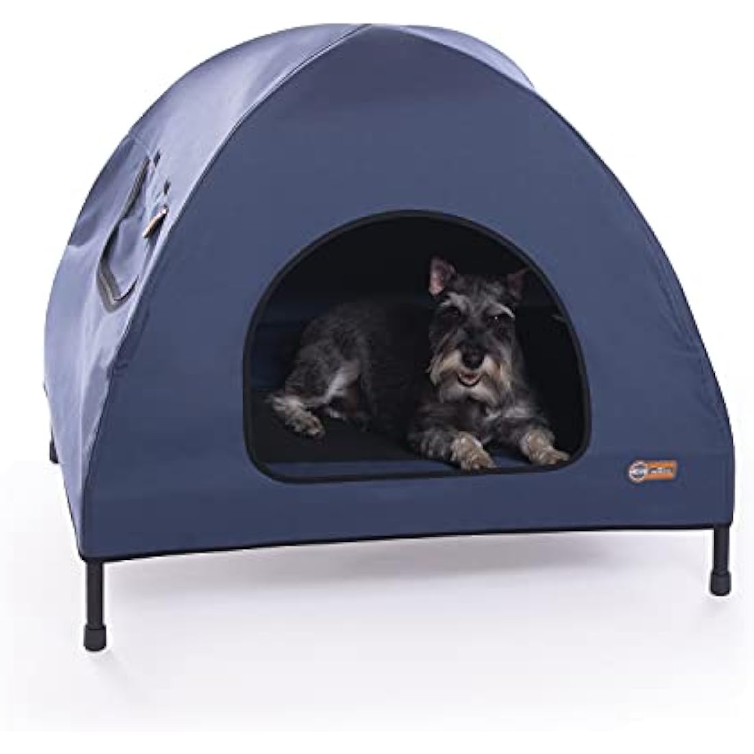 K&H Pet Products Elevated Dog Bed – Waterproof Cooling Mesh Cot, Blue