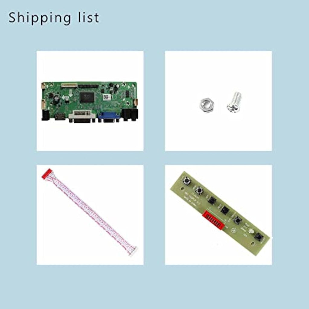 VSDISPLAY VGA DVI LCD Controller Board for Arcade1Up 17" DV170YGZ-N10