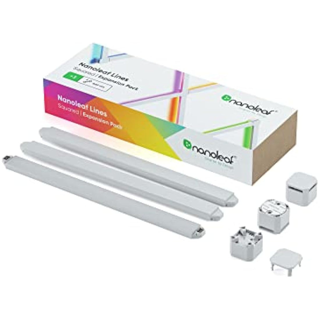 Nanoleaf Lines 90 Degrees Expansion Pack – 3 Smart RGBW LED Light Bars
