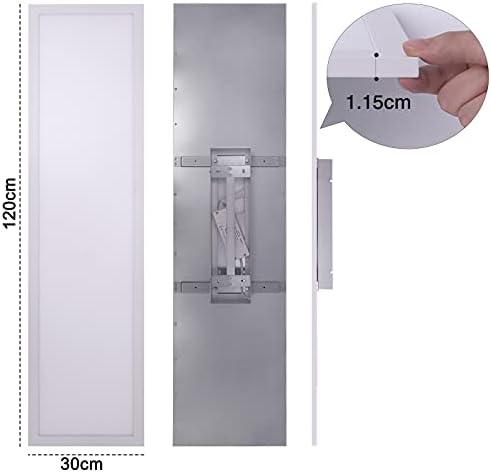 Dimmable LED Ceiling Light Panel | 120x30cm 40W Remote Control