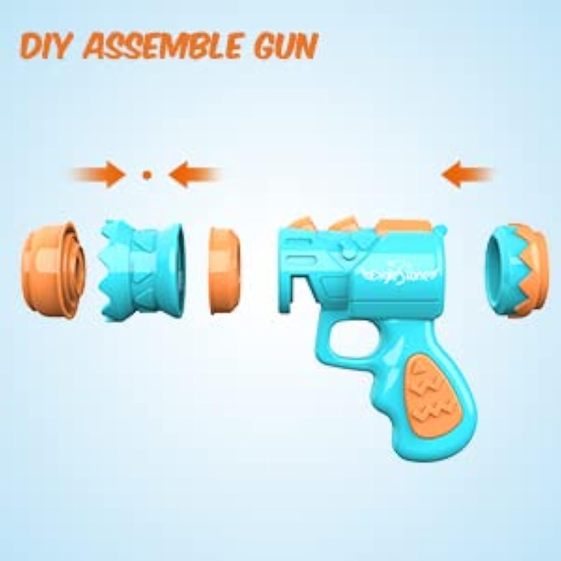 EagleStone Dinosaur Shooting Toy - Electronic Target with 2 Air Pump Guns