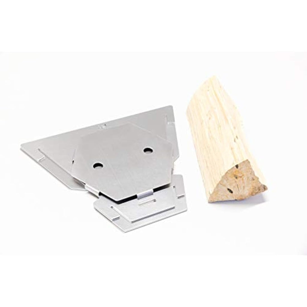 FENNEK Hexagon Portable Stainless Steel Fire Pit for Camping