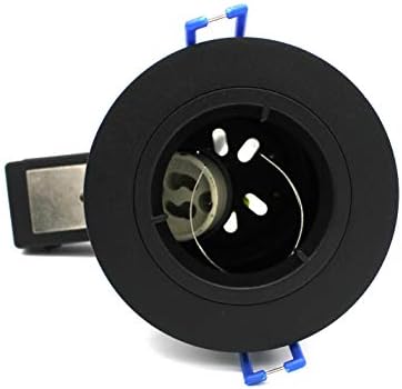 Sanlumia 10-Pack Fire Rated GU10 Recessed Ceiling Downlights - Black