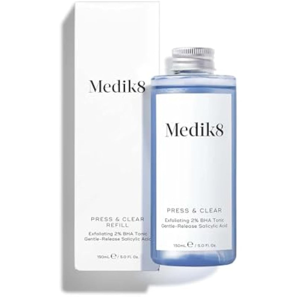 Medik8 Press & Clear Refill – 2% BHA Salicylic Acid Toner - 150ml