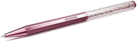 Swarovski Crystalline Ballpoint Pen – Pink Lacquered with Clear Crystals