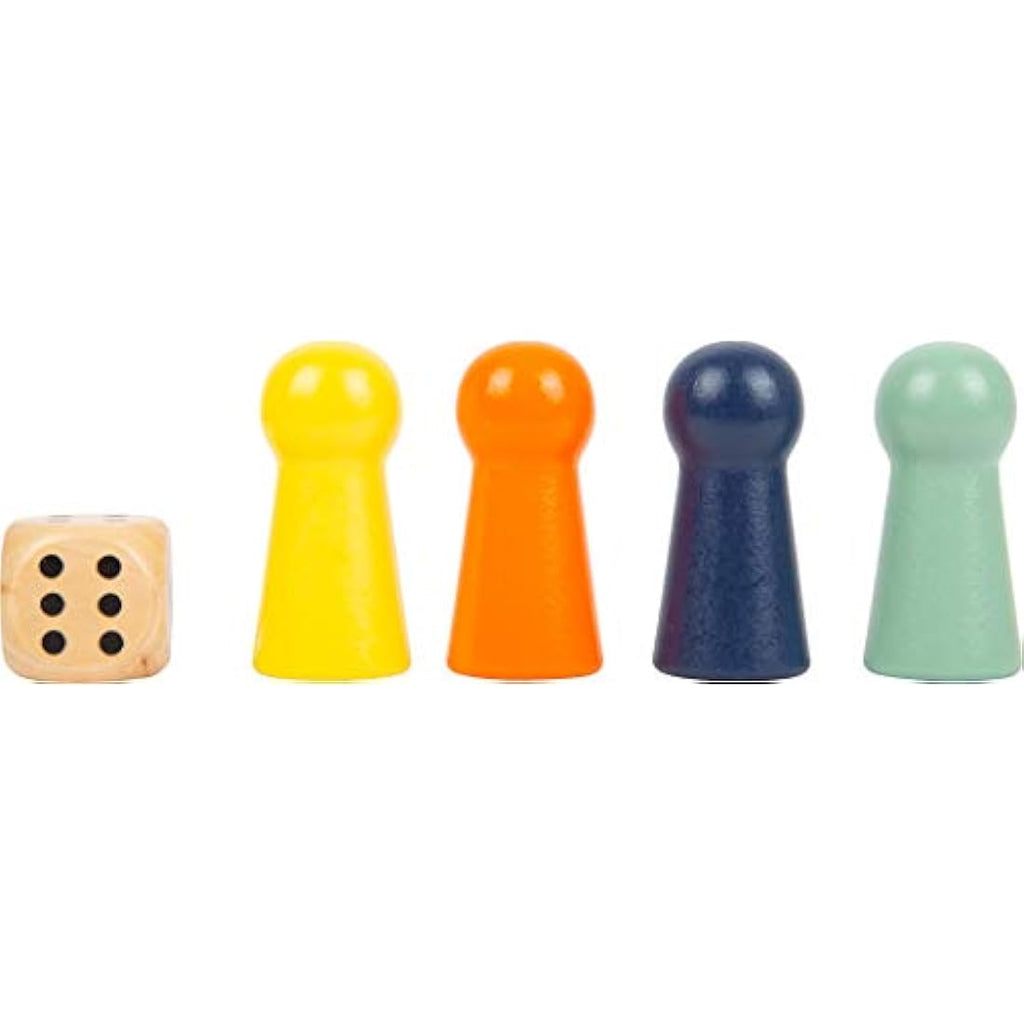Small Foot Ludo XL Wooden Board Game – Large Format Family Game