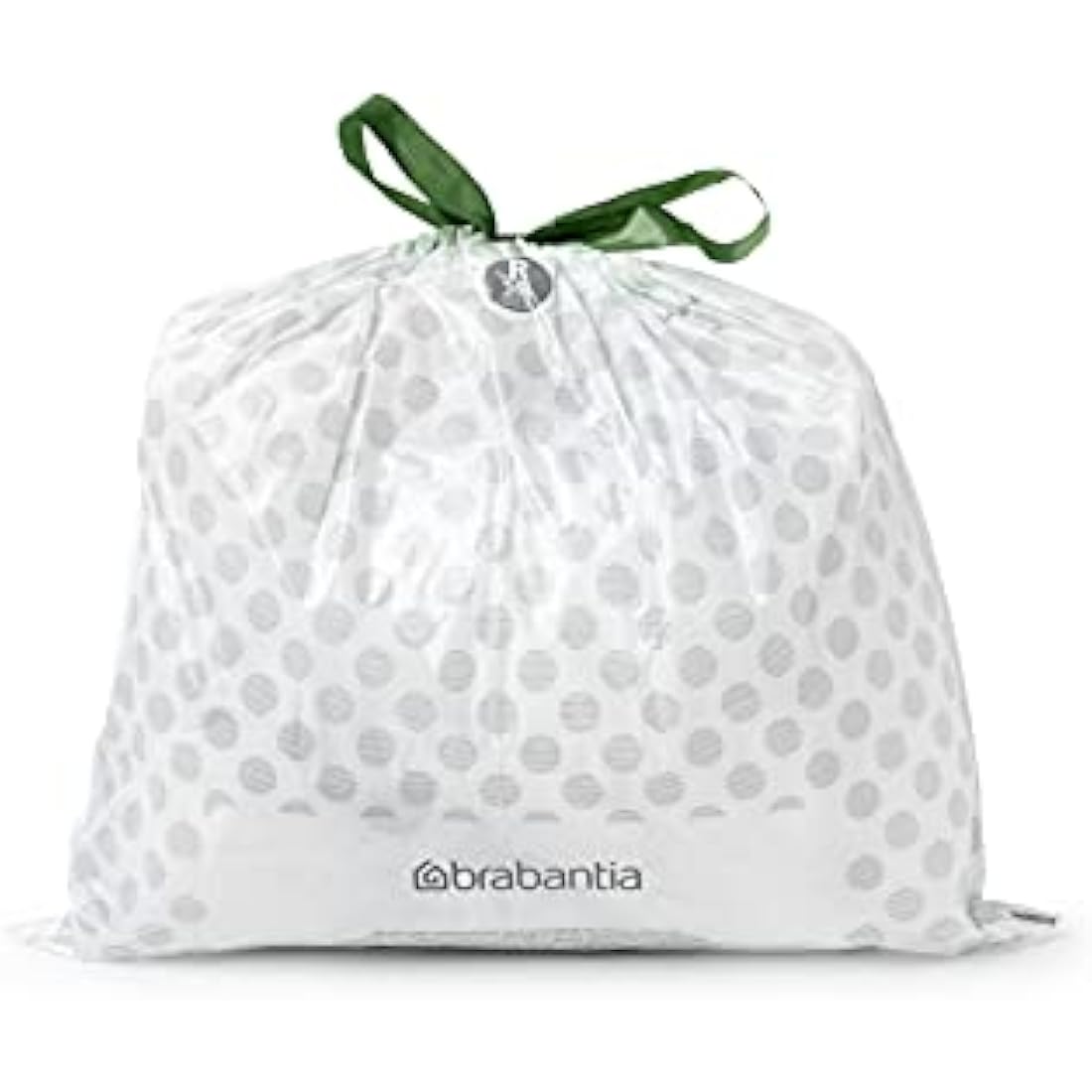 Brabantia PerfectFit Bin Liners Size R 36L - White Trash Bags (40 Count)