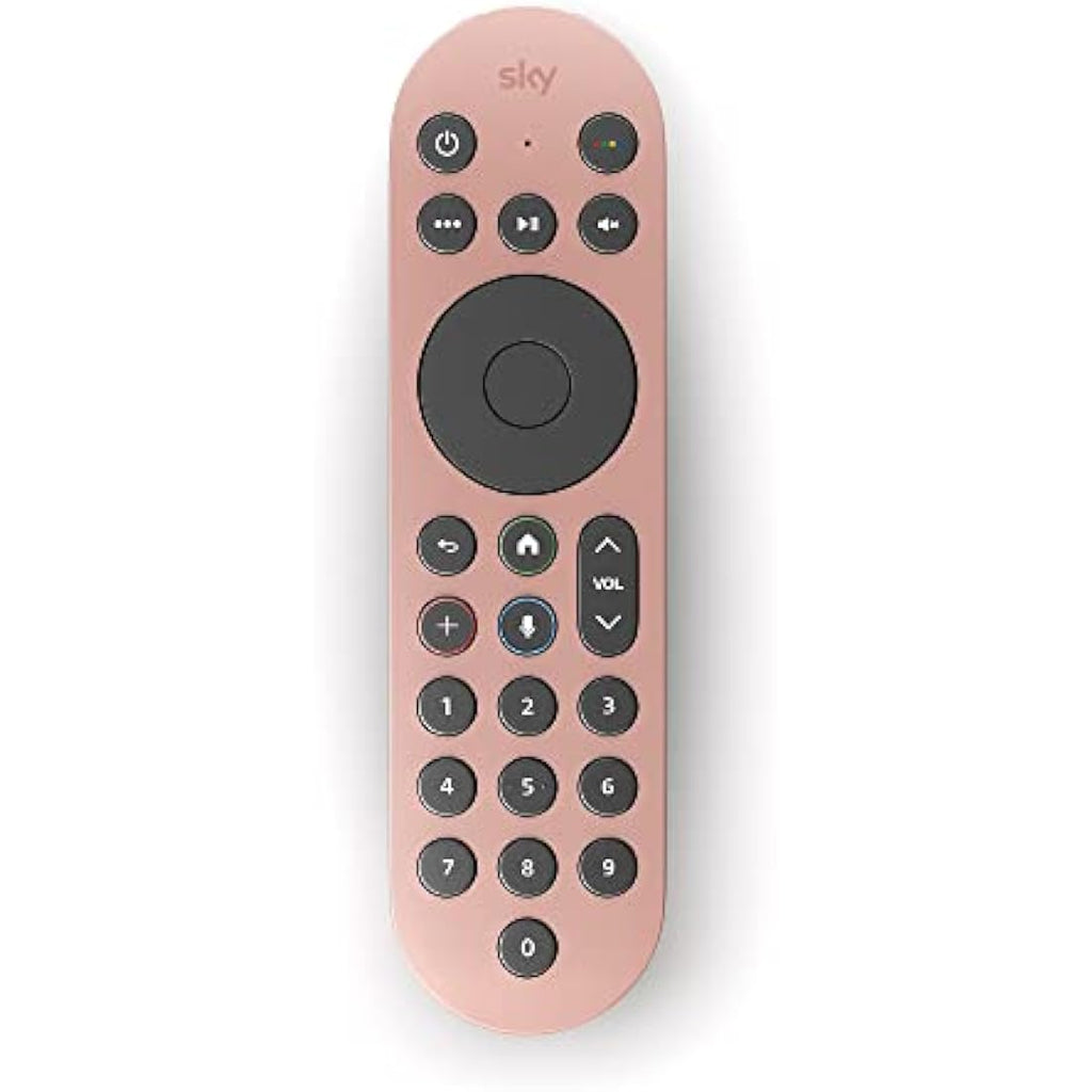 Sky Glass & Sky Stream Voice Remote Control - Backlit - Dusky Pink