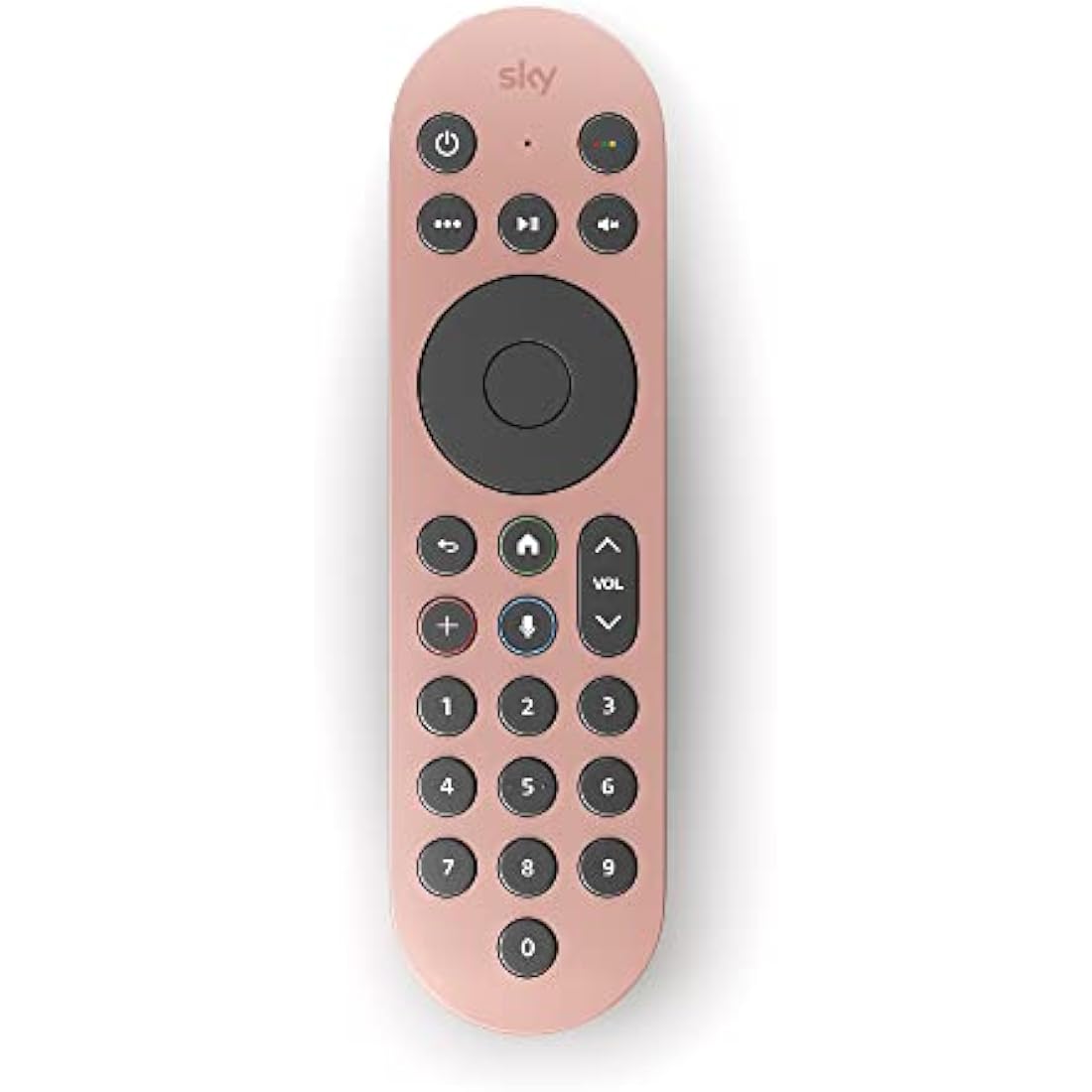 Sky Glass & Sky Stream Voice Remote Control - Backlit - Dusky Pink