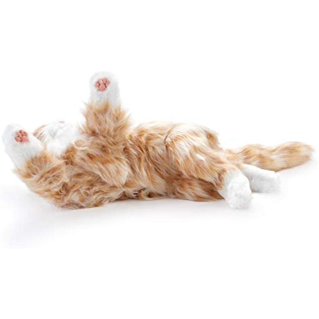 Joy For All Interactive Companion Cat – Lifelike Orange Tabby Pet