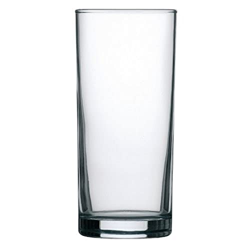 Arcoroc Highball Glasses 340ml | Clear Glass Drinking Tumblers - 48 Pack