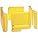 Rubbermaid 6181 Locking Janitor Cart Cabinet for 6173 Cart – Yellow